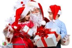 Дед Мороз и дети - картинки